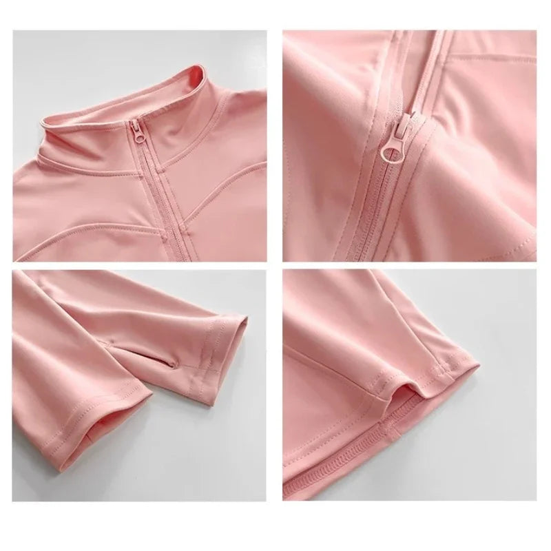 Core Long Sleeve Zip Top
