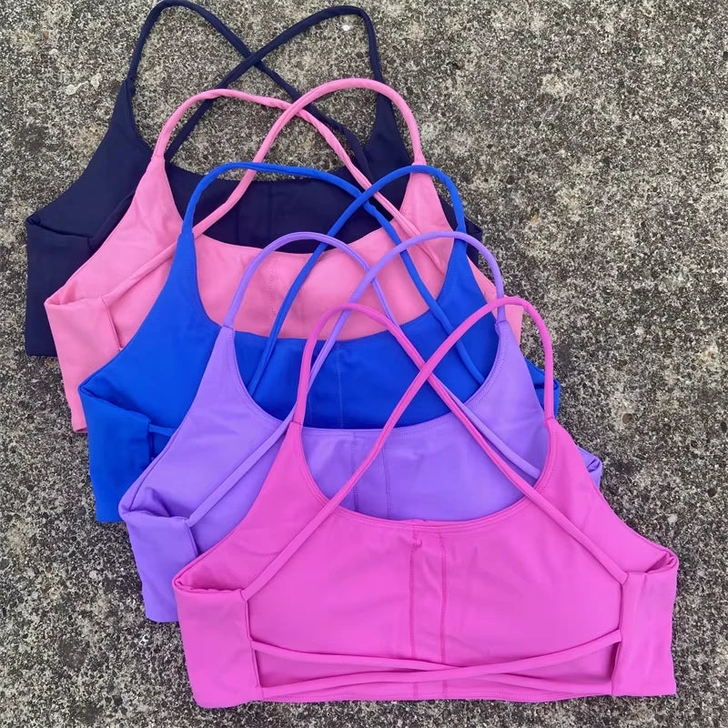 Core Light Support Strappy Sports Bra