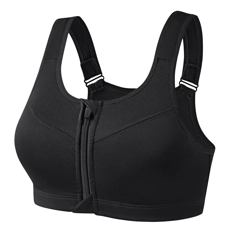 Core Zip Sports Bra