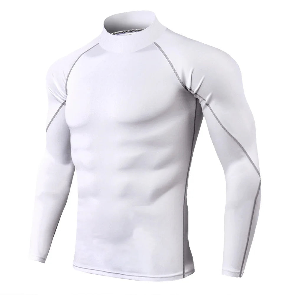 Apex Compression Mock-Neck T-shirt