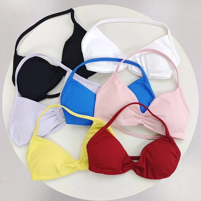 Core Minimal Halter Neck Sports Bra