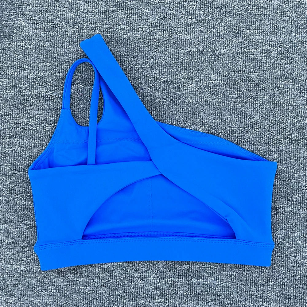 Core One Shoulder Sports Bra