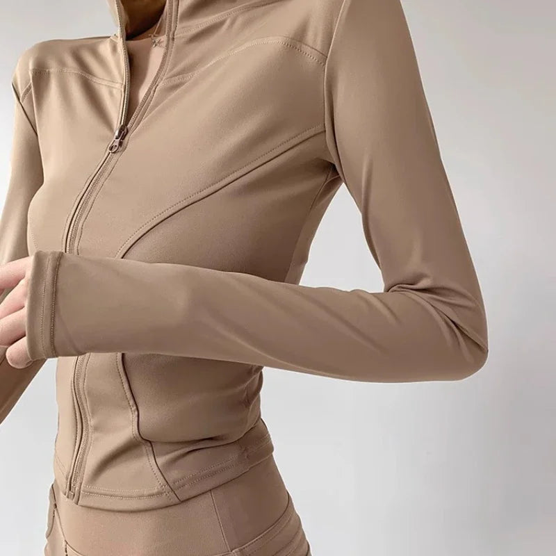 Core Long Sleeve Zip Top