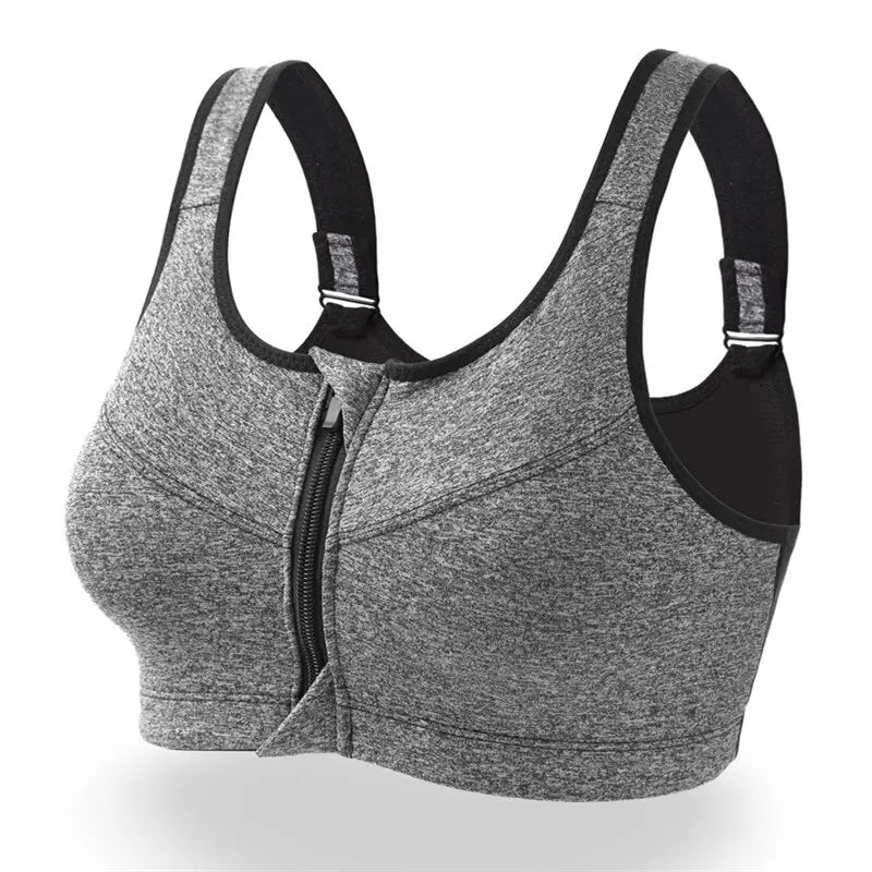 Core Zip Sports Bra