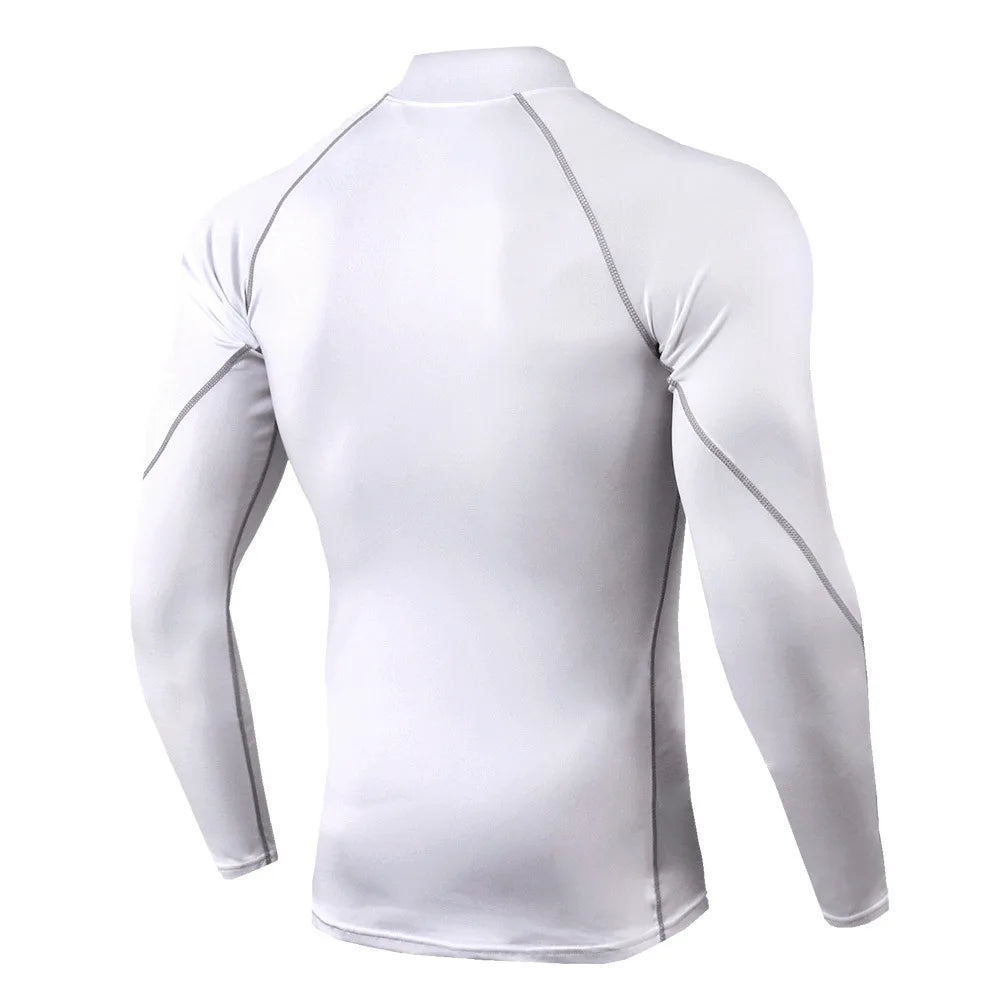 Apex Compression Mock-Neck T-shirt