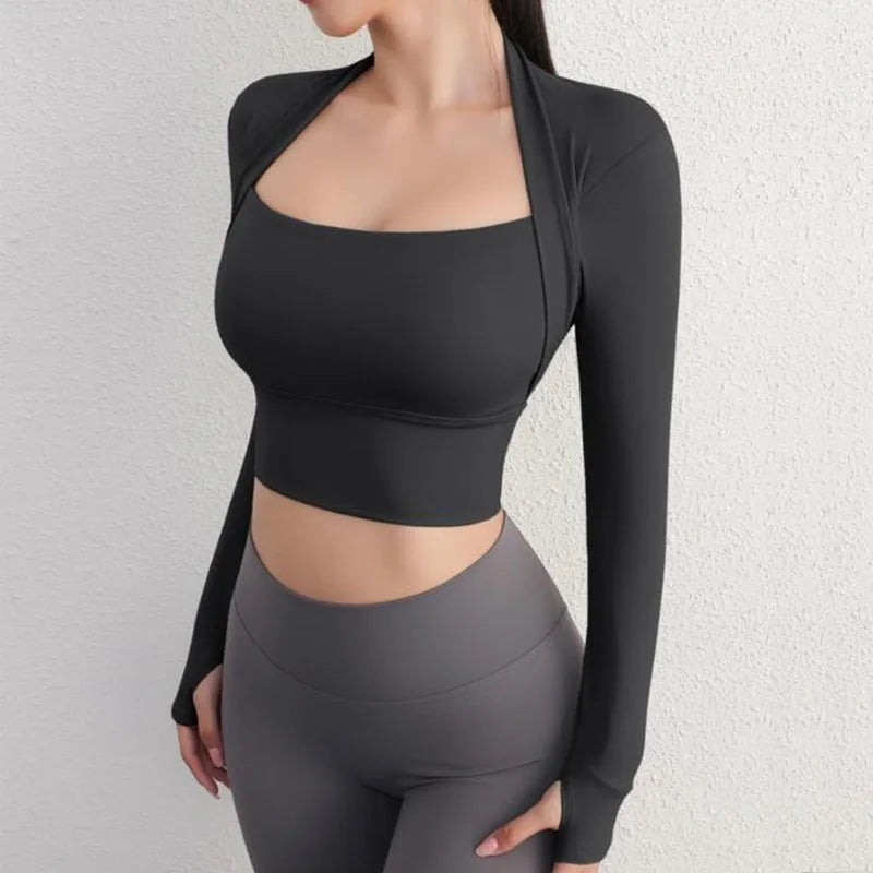 Core Square Neck Crop Top