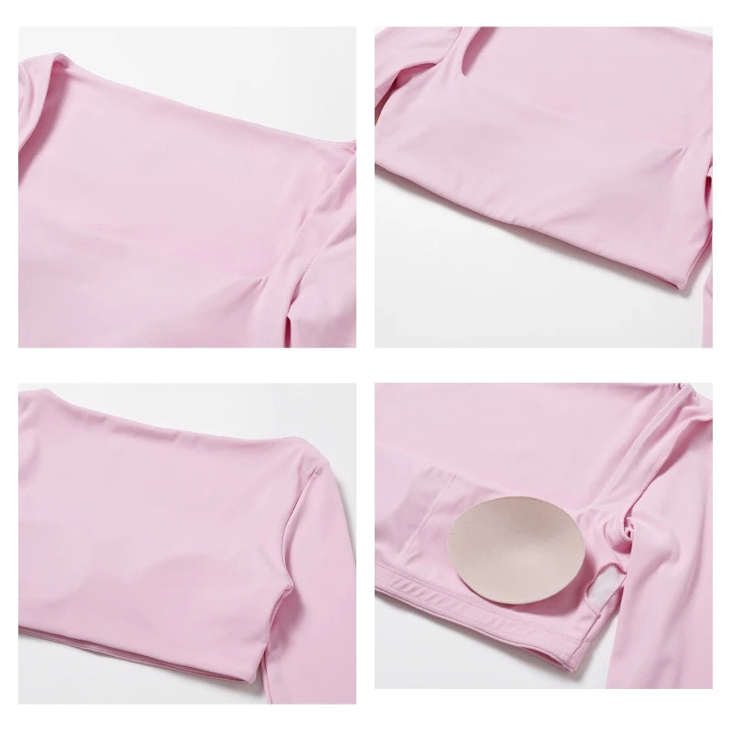 Core Long Sleeve Crop Top