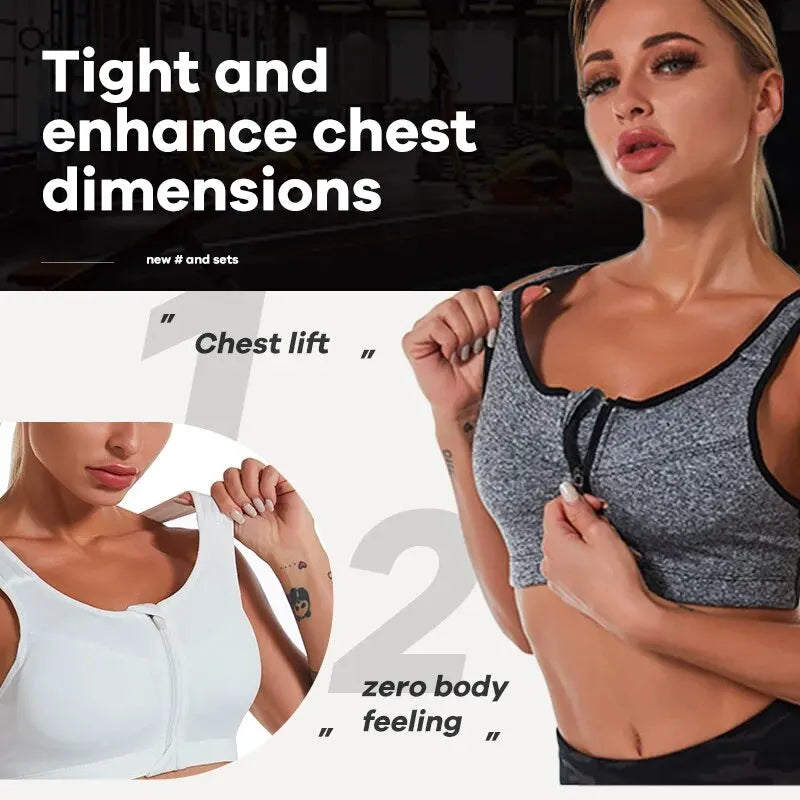 Core Zip Sports Bra
